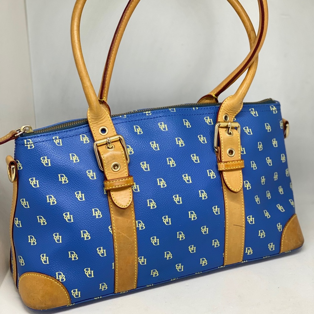 DOONEY AND BOURKE💥JUST REDUCED💥Blue/Tan Leather Satchel